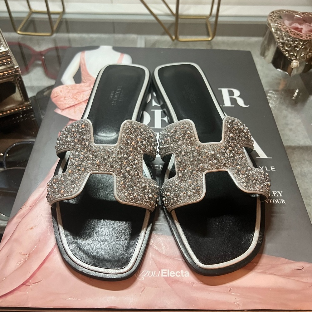 Hermes silver crystal Oran